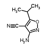 CAS 登录号：41808-54-2， 3-氨基-5-异丙基-1,2-恶唑-4-甲腈