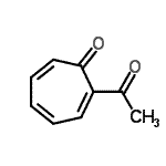 CAS 登录号：41822-35-9， 2-乙酰基-2,4,6-环庚三烯-1-酮
