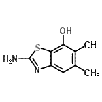 CAS#: 419564-15-1， 2-Amino-5,6-Dimethyl-1,3-Benzothiazol-7-Ol
