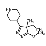 CAS#: 419571-86-1， 4-(4-Ethyl-5-Methoxy-4-Methyl-4H-Pyrazol-3-Yl)Piperidine