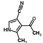 CAS#: 42046-57-1， 4-Acetyl-5-Methyl-1H-Pyrrole-3-Carbonitrile