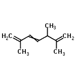 CAS 登录号：42123-66-0， 2,5,6-三甲基-1,3,6-庚三烯