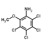 CAS 登录号：42138-72-7， 2,3,4,5-四氯-6-甲氧基苯胺