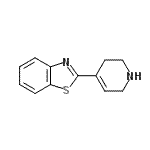 CAS 登录号：42158-45-2， 2-(1,2,3,6-四氢吡啶-4-基)-1,3-苯并噻唑