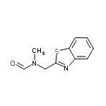 CAS 登录号：42182-49-0， N-(1,3-苯并噻唑-2-基甲基)-N-甲基甲酰胺