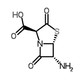 CAS 登录号：422270-19-7， (2S,5R,6R)-6-氨基-3,7-二氧代-4-硫杂-1-氮杂双环[3.2.0]庚烷-2-羧酸