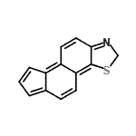 CAS 登录号：42256-87-1， 2H-环戊二烯并[5,6]萘并[2,1-d][1,3]噻唑