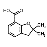 CAS 登录号：42327-95-7， 2,2-二甲基-2,3-二氢-1-苯并呋喃-7-羧酸