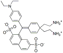 CAS 登录号：42352-92-1， 氢[4-[4-(二乙基氨基)-alpha-(2,7-二磺酸基-1-萘基)苄亚基]环己-2,5-二烯-1-亚基]二乙基铵