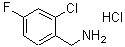 CAS 登录号：42365-60-6， 1-(2-氯-4-氟苯基)甲胺盐酸盐(1:1)