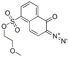 CAS 登录号：42372-33-8， 2-甲氧基乙基 6-重氮基-5,6-二氢-5-氧代萘-1-磺酸酯