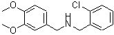 CAS 登录号：423733-58-8， 1-(2-氯苯基)-N-(3,4-二甲氧基苄基)甲胺
