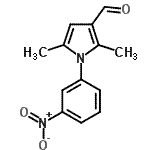 CAS 登录号：423753-42-8， 2,5-二甲基-1-(3-硝基苯基)-1H-吡咯-3-甲醛