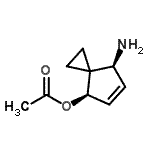 CAS 登录号：423771-24-8， (4R,7S)-7-氨基螺[2.4]庚-5-烯-4-基乙酸酯
