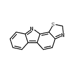 CAS 登录号：42395-69-7， 2H-[1,3]噻唑并[5,4-a]咔唑
