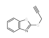 CAS 登录号：42477-59-8， 2-(2-丙炔基硫代)-苯并噻唑