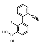 CAS#: 425378-90-1， (2'-Cyano-2-Fluoro-3-Biphenylyl)Boronic Acid