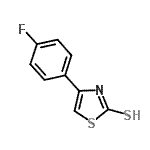 CAS 登录号：42838-37-9， 4-(4-氟苯基)-1,3-噻唑-2-硫醇