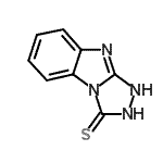 CAS 登录号：4290-98-6， 1,2-二氢-3H-[1,2,4]三唑并[4,3-a]苯并咪唑-3-硫酮