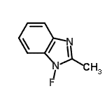 CAS 登录号：42983-69-7， 1-氟-2-甲基-1H-苯并咪唑