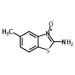 CAS 登录号：43142-16-1， 5-甲基-1,3-苯并噻唑-2-胺3-氧化物