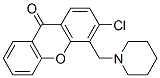 CAS#: 43159-88-2， 3-Chloro-4-(Piperidinomethyl)-9H-Xanthen-9-One