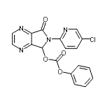 CAS 登录号：43200-88-0， 6-(5-氯-2-吡啶基)-7-氧代-6,7-二氢-5H-吡咯并[3,4-b]吡嗪-5-基苯基碳酸酯