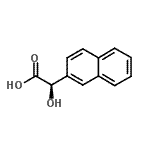 CAS 登录号：43210-73-7， (2R)-羟基(2-萘基)乙酸
