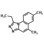 CAS 登录号：432546-90-2， 1-乙基-5,7-二甲基[1,2,4]三唑并[4,3-a]喹啉