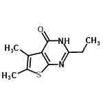 CAS 登录号：433716-50-8， 2-乙基-5,6-二甲基-3H-噻吩并[2,3-d]嘧啶-4-酮