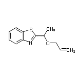 CAS 登录号：433924-22-2， 2-[1-(烯丙氧基)乙基]-1,3-苯并噻唑