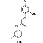 CAS#: 434303-68-1， 2-(4-Bromo-2-Methylphenoxy)-N-(3-Chloro-4-Methylphenyl)Acetamide