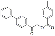 CAS#: 4347-74-4， [2-Oxo-2-(4-Phenylphenyl)Ethyl] 4-Methylbenzoate