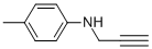结构式 CAS# 435345-28-1, 丙-2-炔基对甲苯基-胺