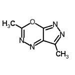 CAS 登录号：436085-95-9， 3,7-二甲基吡唑并[4,3-e][1,3,4]恶二嗪