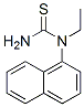 CAS 登录号：4366-50-1， N-乙基-N-1-萘基-硫脲