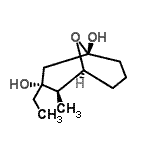 CAS 登录号：436800-75-8， (1R,3R,4R,5S)-3-乙基-4-甲基-9-氧杂双环[3.3.1]壬烷-1,3-二醇