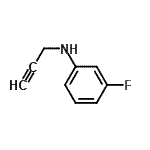 CAS 登录号：436849-26-2， 3-氟-N-(2-丙炔-1-基)苯胺