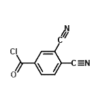 CAS 登录号：437552-35-7， 3,4-二氰基苯甲酰基氯化物
