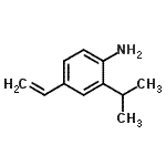 CAS 登录号：437712-33-9， 2-异丙基-4-乙烯基苯胺