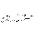 CAS#: 437755-09-4， (3R,5S)-5-Ethyl-3-[3-(Trimethylsilyl)Propyl]-2-Pyrrolidinone