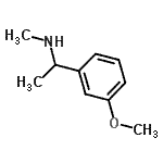 CAS 登录号：438245-97-7， 1-(3-甲氧基苯基)-N-甲基乙胺