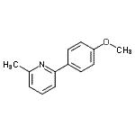 CAS 登录号：4385-63-1， 2-(4-甲氧基苯基)-6-甲基吡啶