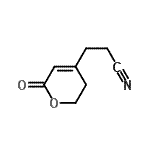 CAS 登录号：438529-93-2， 3-(6-氧代-3,6-二氢-2H-吡喃-4-基)丙腈