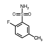 CAS 登录号：438539-71-0， 2-氟-5-甲基苯磺酰胺