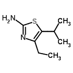 CAS 登录号：439146-03-9， 4-乙基-5-异丙基-1,3-噻唑-2-胺