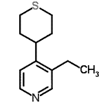 CAS#: 439928-60-6， 3-Ethyl-4-(Tetrahydro-2H-Thiopyran-4-Yl)Pyridine