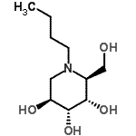 CAS 登录号：441061-44-5， (2S,3S,4R,5S)-1-丁基-2-(羟基甲基)-3,4,5-哌啶三醇