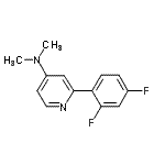 CAS#: 441072-26-0， 2-(2,4-Difluorophenyl)-N,N-Dimethyl-4-Pyridinamine