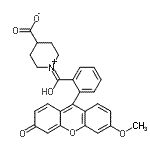 CAS#: 442151-56-6， 1-{Hydroxy[2-(6-Methoxy-3-Oxo-3H-Xanthen-9-Yl)Phenyl]Methylene}-4-Piperidiniumcarboxylate
